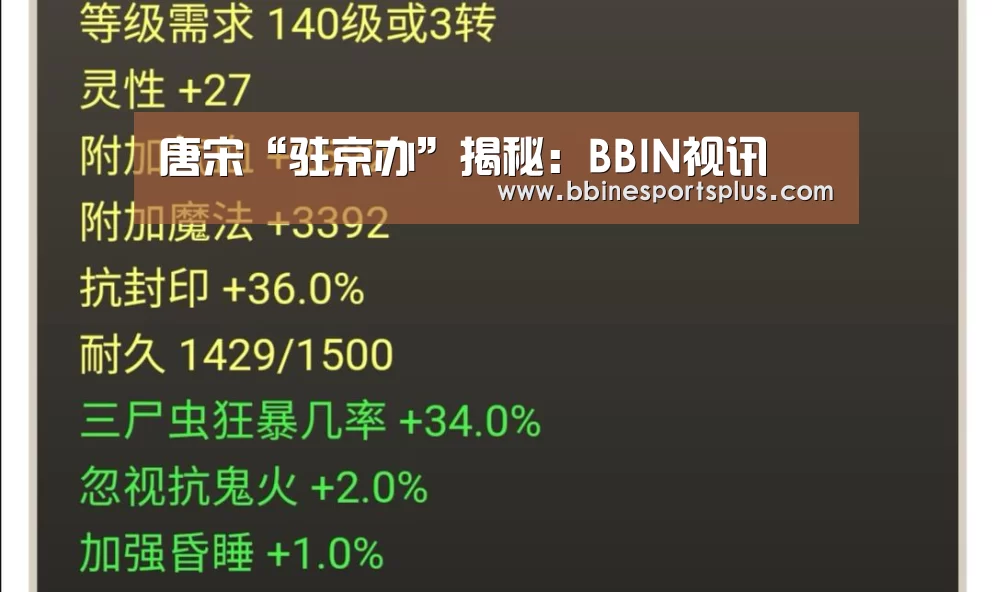 唐宋“驻京办”揭秘:BBIN视讯(图3) BBIN视讯